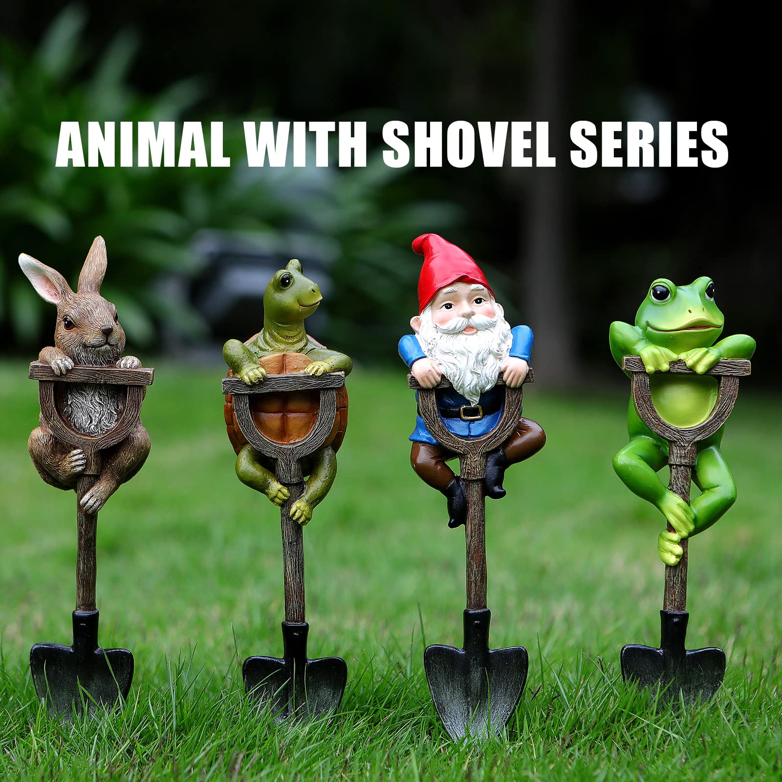 Amazon.com : LEGIFO Bunny Statue Whimsical Garden Decor for